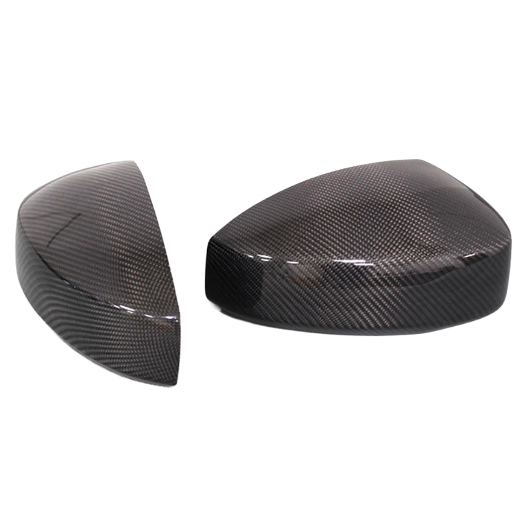 Nissan 350z Carbon Fiber Mirror Caps – Angle 2 Nissan 350z Carbon Fiber Mirror Caps – Angle 2