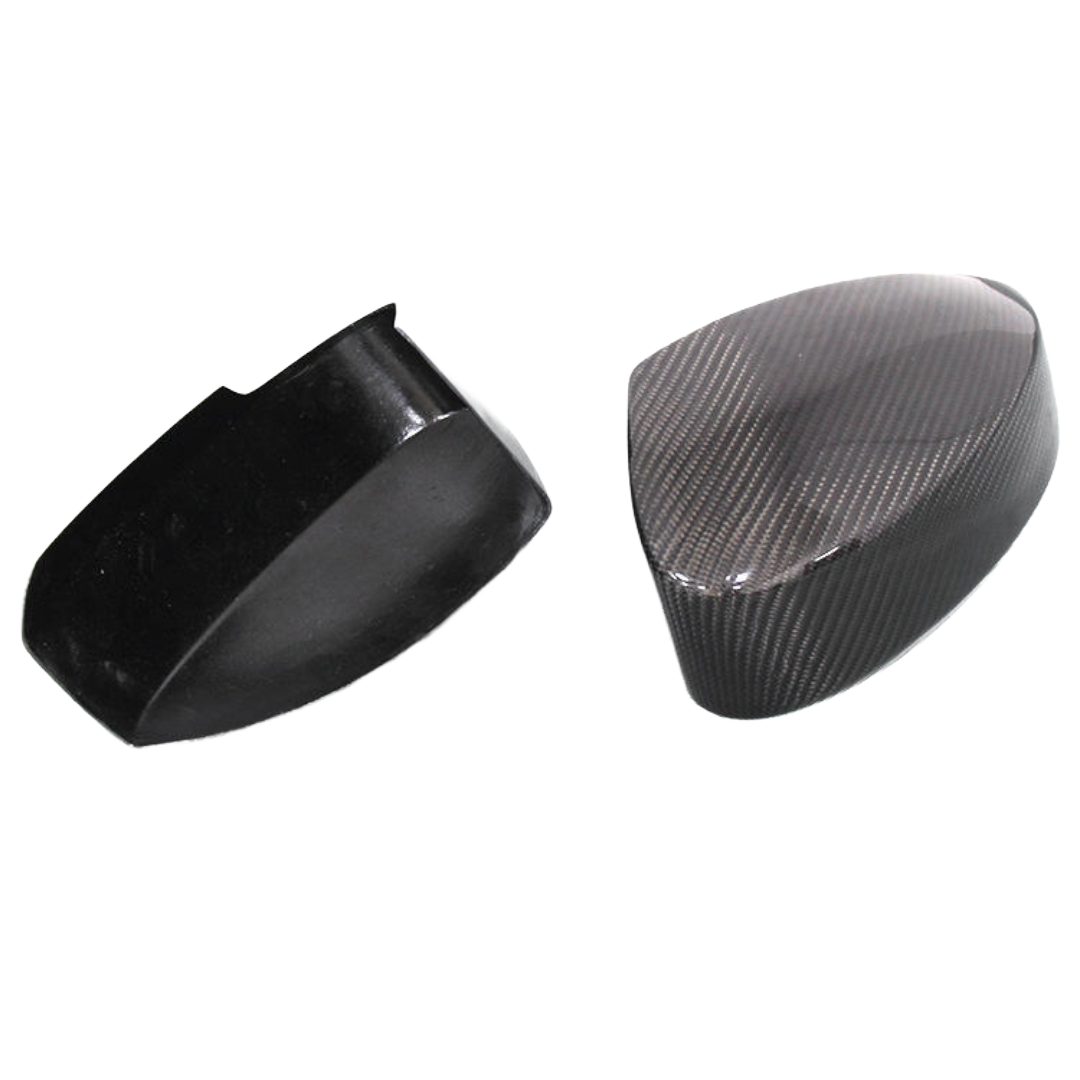 Nissan 350z Carbon Fiber Mirror Caps – Angle 4 Nissan 350z Carbon Fiber Mirror Caps – Angle 4