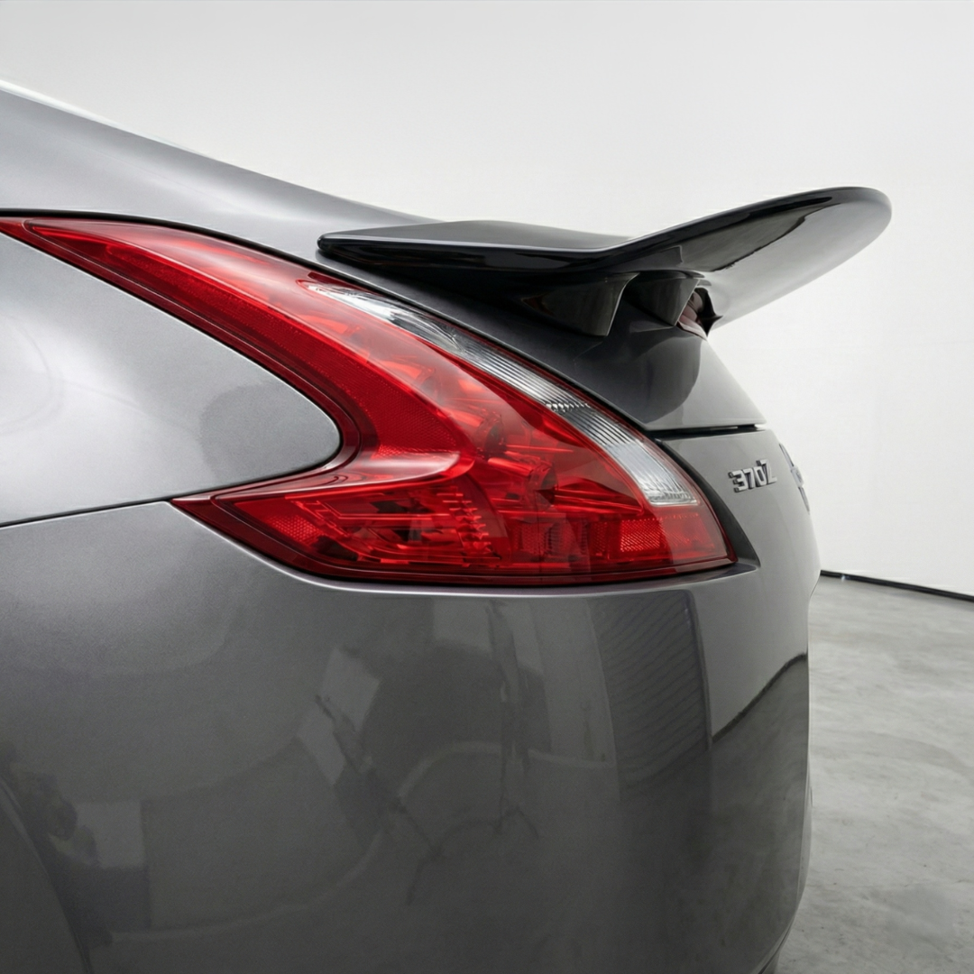 Nissan 370Z Carbon Fiber Duckbill Spoiler – On Car Nissan 370Z Carbon Fiber Duckbill Spoiler – On Car