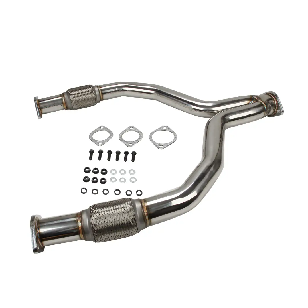 Nissan 370z Resonated Y-Pipe – Angle 2 Nissan 370z Resonated Y-Pipe – Angle 2