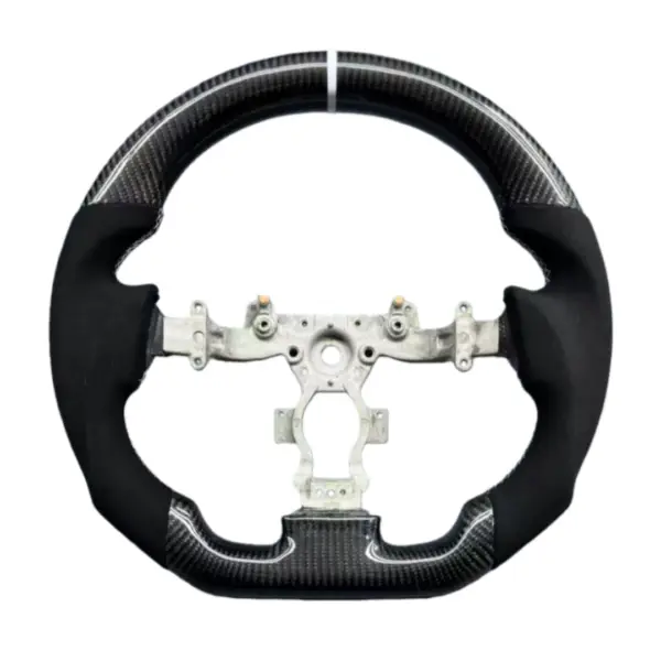 Nissan R35 GTR Carbon Fiber Steering Wheel with Alcantara Grip (2008-2016)
