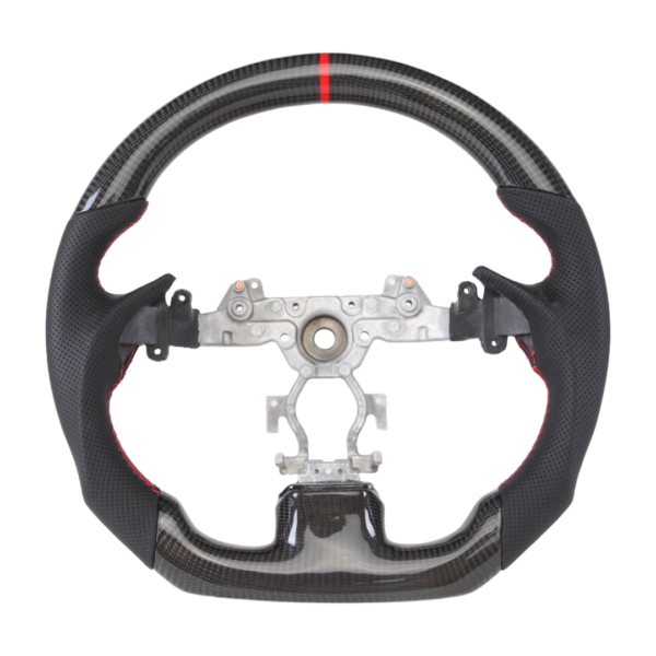 Infiniti G37 Carbon Fiber Steering Wheel with Red Stripe